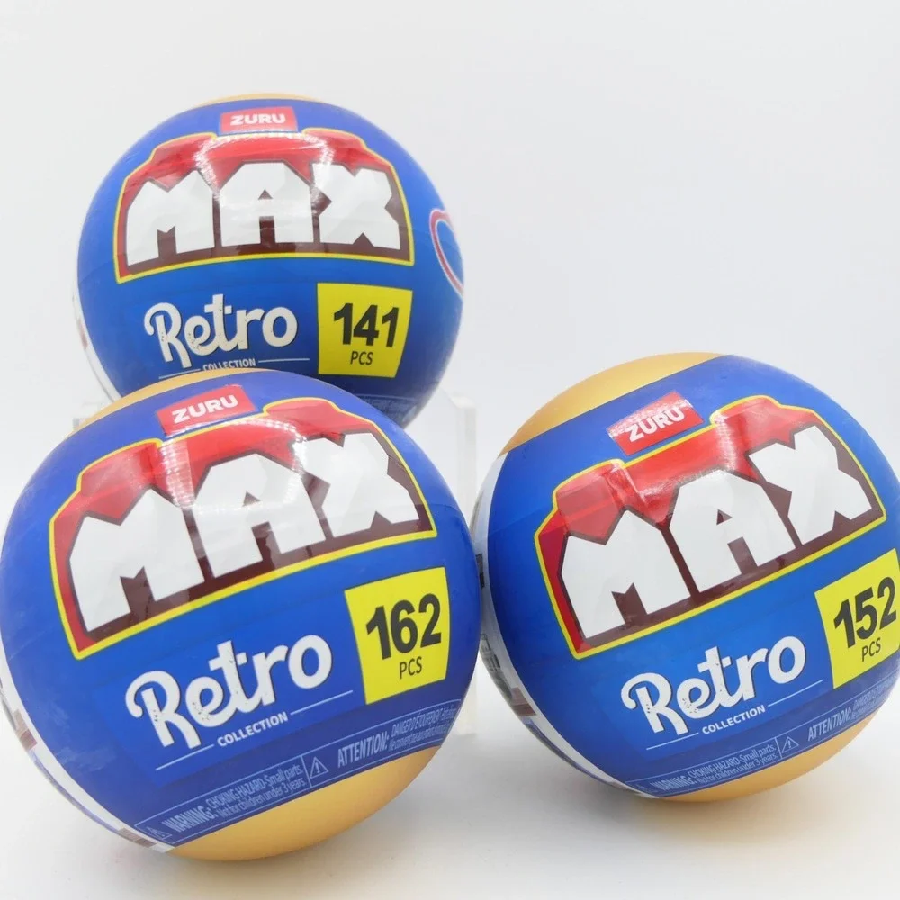 Zuru MAX Retro Collection Capsule Building Toy 3 Pk Telephone